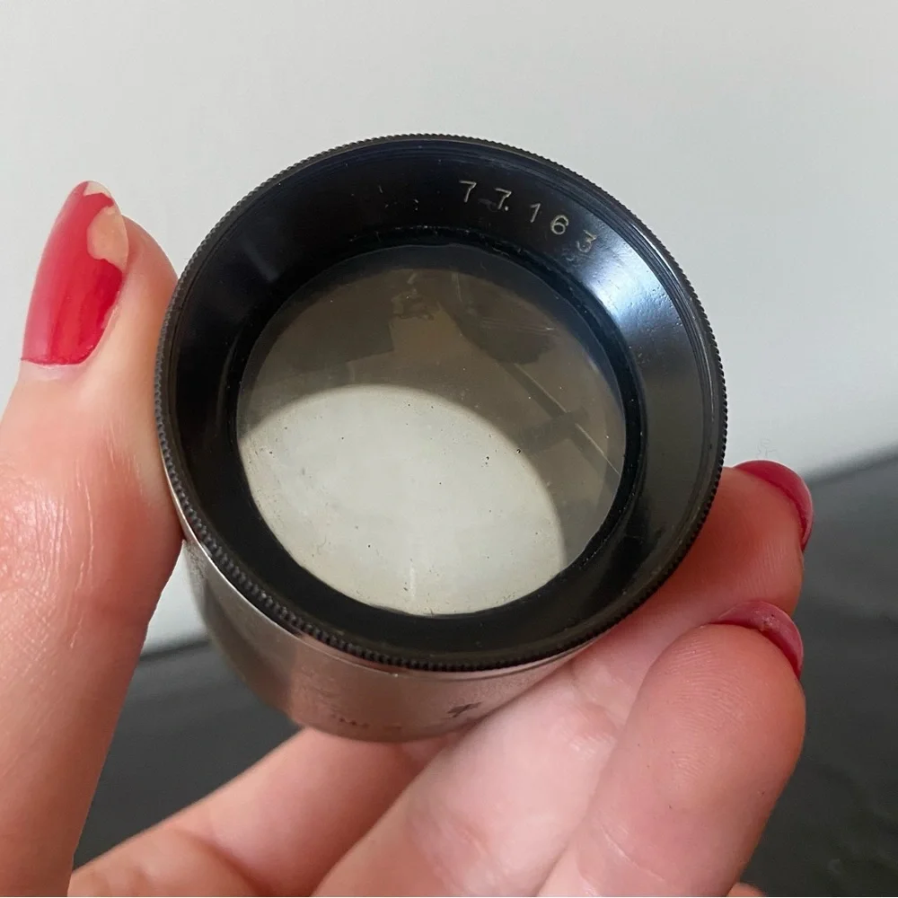 RARE ANTIQUE German 1889-1928 Dresden Ernemann-Werke Projector Lens - Picture 7 of 10